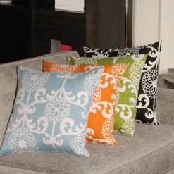 Waverly Fun Floret Licorice 20x20 Throw Pillow