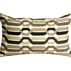 Waverly New Twist Caviar 12x20 Outdoor Pillow