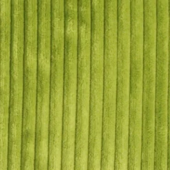 Wide Wale Corduroy 22x22 Green Throw Pillow