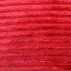 Wide Wale Corduroy 12x20 Red Throw Pillow
